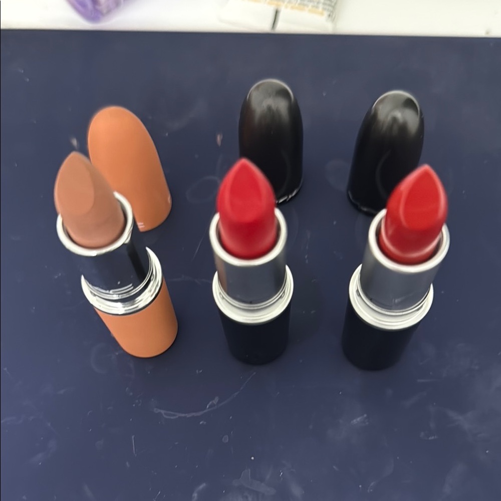 MAC Cosmetics Red and Nude Lipstick Set
